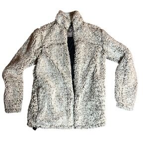 Cabin Fever Creek Ramatex‎ Sherpa Fleece Jacket Full Zip Collar Women Medium